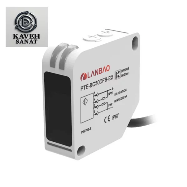 سنسور نوری مادون قرمز LANBAO مدل PTE-BC200SK-فروشگاه کاوه صنعت